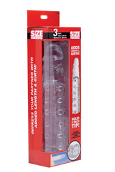 3in Clear Penis Enhancer Sleeve for Extra Length and Girth Default Title SLEEVES